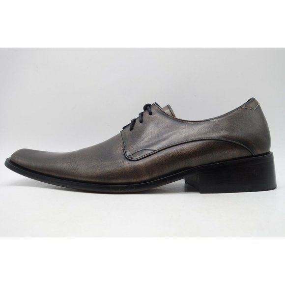 Robert Wayne Parrot Bronze Leather Dress Oxfords Shoes Men\'s 8 main image 6